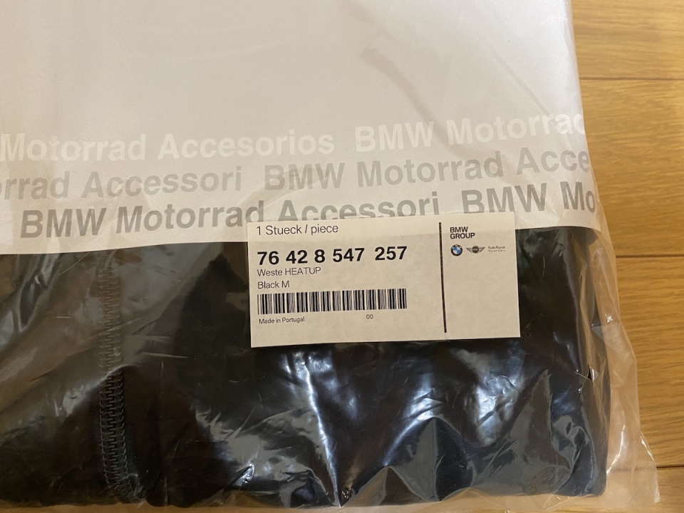 BMW純正 ヒートアップベスト・ヒートアップベスト用コントローラー 