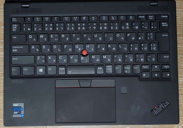 ThinkPad X1 Nano キーボード